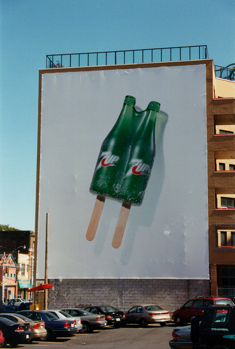 7UP Popsicle at Church and Dundas, Toronto